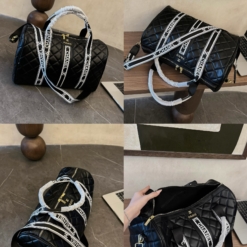 Túi Trống Du Lịch Chanel Size 50 Màu Đen